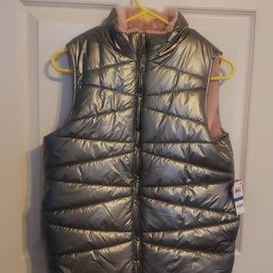 Epic Threads Girls Puffy Reversible Vest size XL